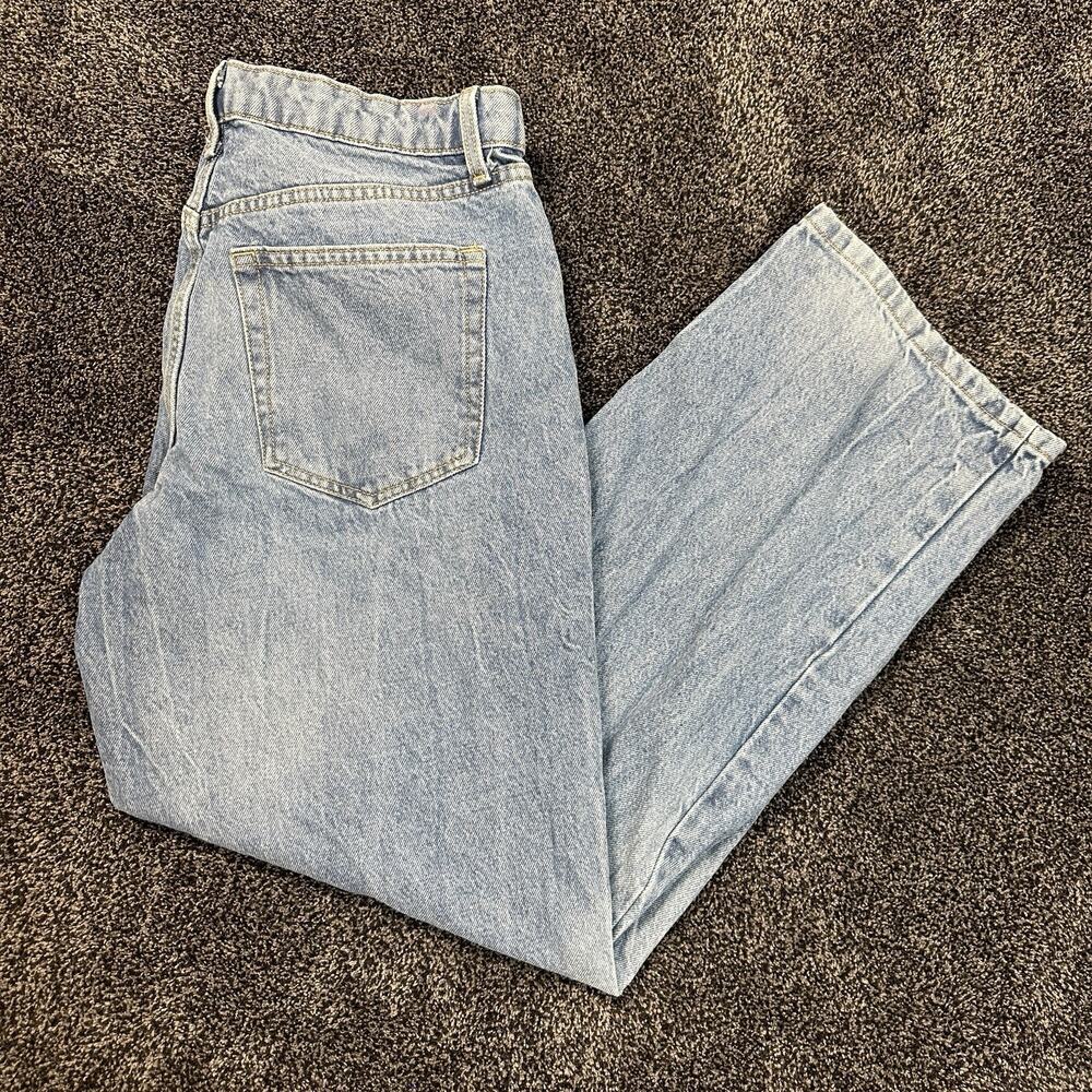 Wild Fable High Rise 90s Relaxed Straight Leg Denim Blue Jeans Womens Size 32x30
